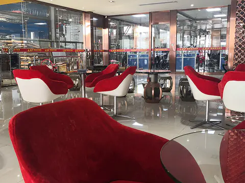 Customer visit rest area